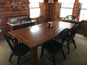 The new table is both beautiful, sturdy and functional:)